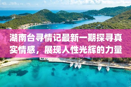 湖南台寻情记最新一期探寻真实情感,展现人性光辉的力量