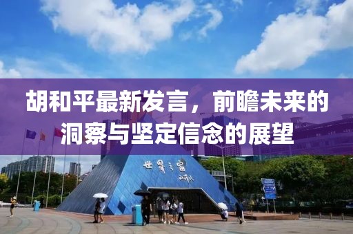 胡和平最新发言，前瞻未来的洞察与坚定信念的展望