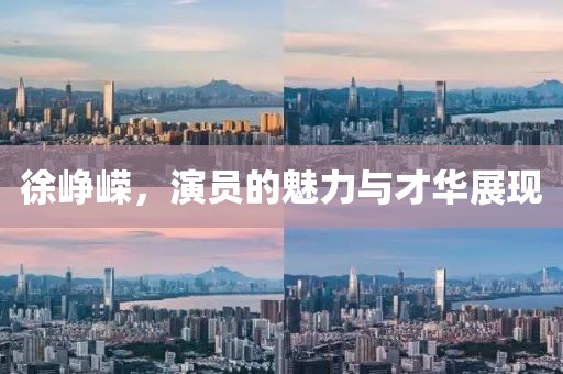 徐峥嵘，演员的魅力与才华展现