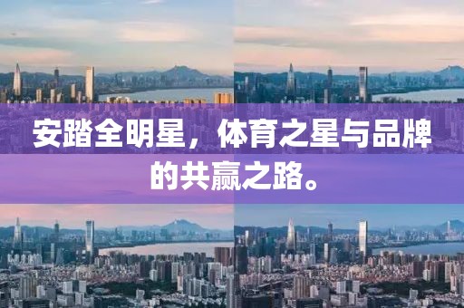 安踏全明星，体育之星与品牌的共赢之路。
