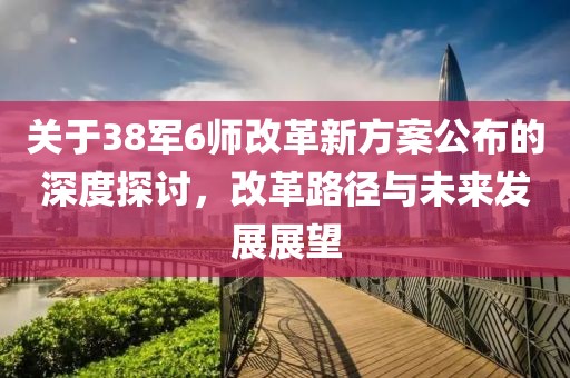 关于38军6师改革新方案公布的深度探讨,改革路径与未来发展展望