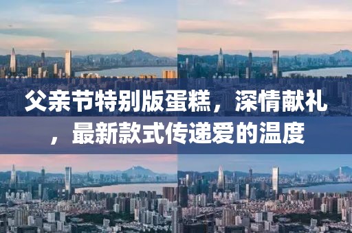 父亲节特别版蛋糕，深情献礼，最新款式传递爱的温度