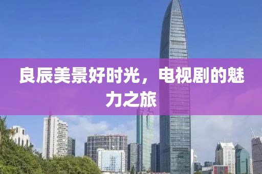 良辰美景好时光,电视剧的魅力之旅