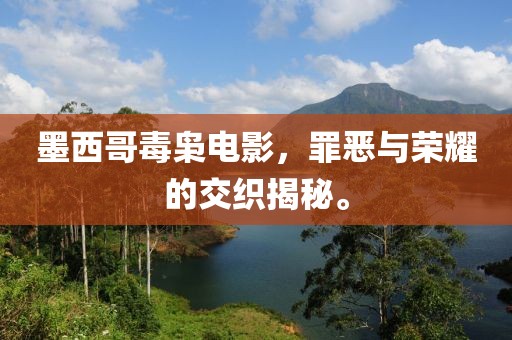墨西哥毒枭电影，罪恶与荣耀的交织揭秘。
