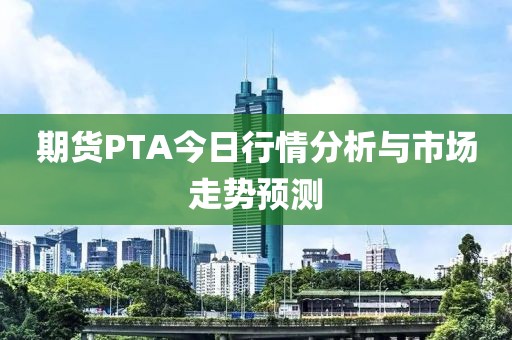 期货PTA今日行情分析与市场走势预测