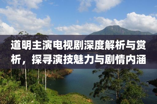 道明主演电视剧深度解析与赏析，探寻演技魅力与剧情内涵