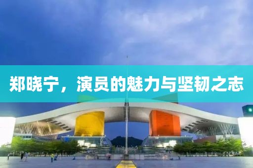 郑晓宁，演员的魅力与坚韧之志